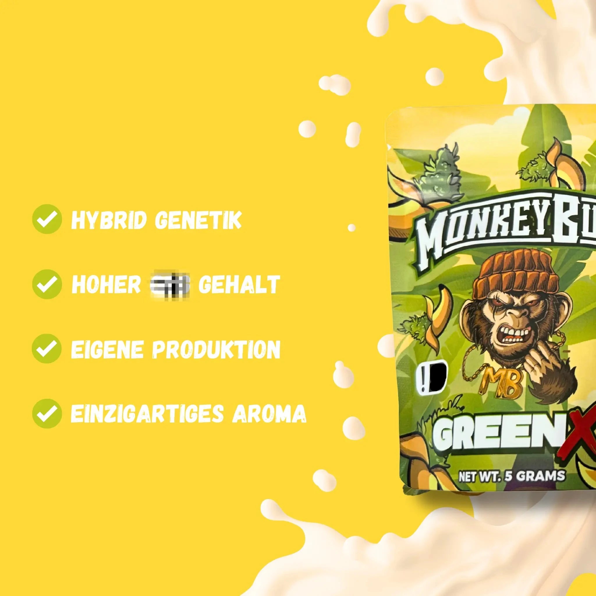 Vorteile von GreenX: Genetik, Eigene Produktion, Aroma