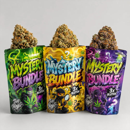 Drei Terp Ninjas Mystery-Bundle-Beutel mit Superior Dragon Buds