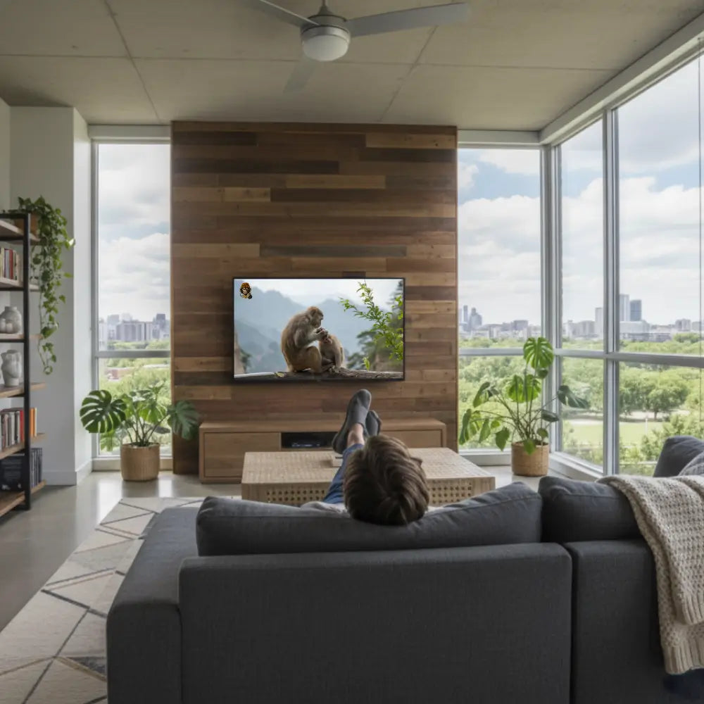 Mann entspannt auf der Couch