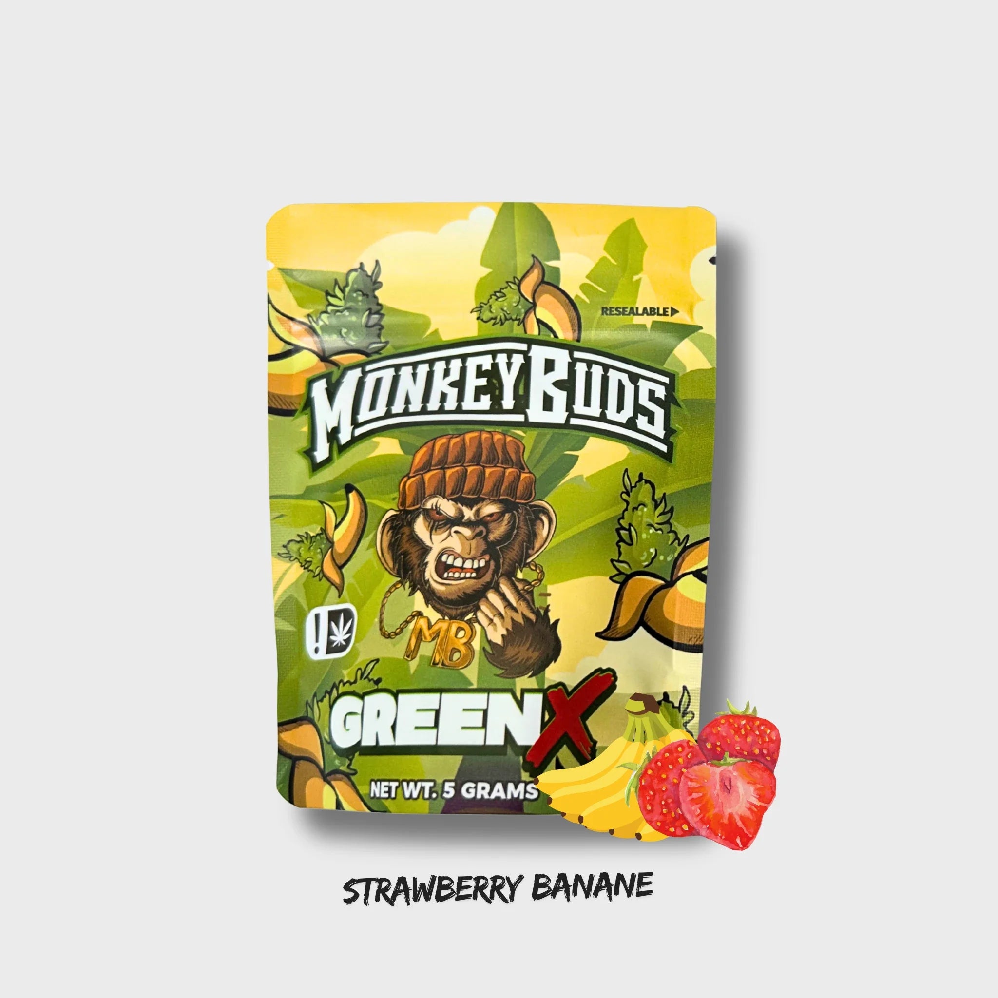 MonkeyBuds GreenX CBD Blüten Probierpaket 2