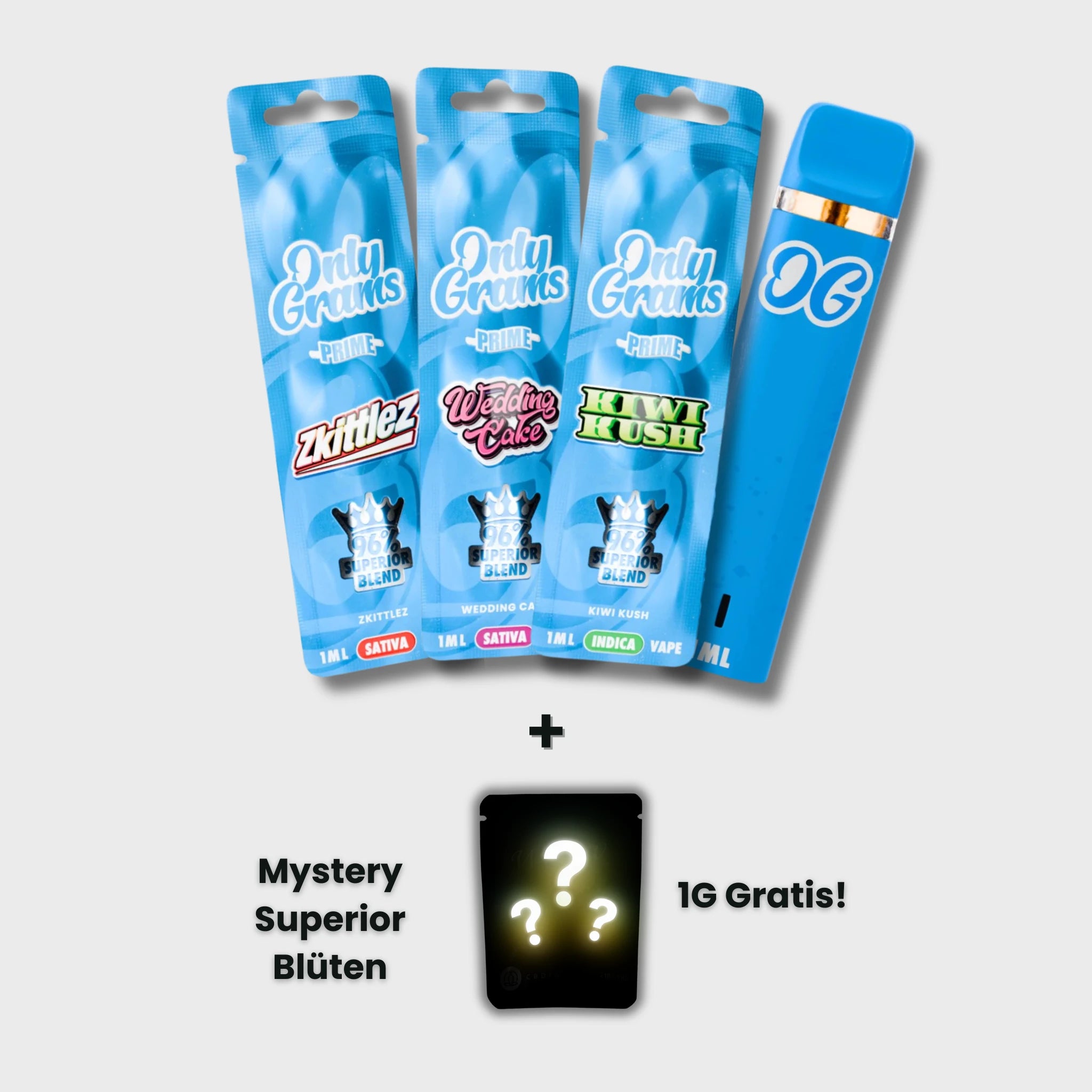 OnlyGrams Superior Prime Vape 96% | Kiwi Kush