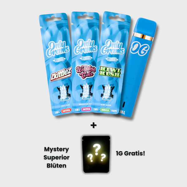 OnlyGrams Superior Vape 96% US-Line Probierpaket