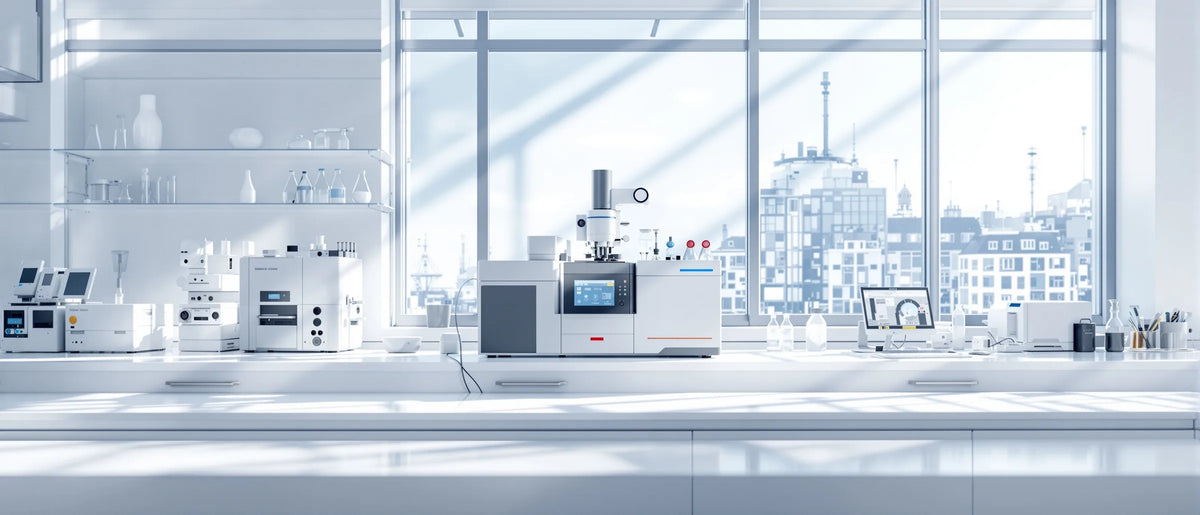 Gaschromatograph im Analyselabor, Symbolbild zur Frage Was ist HHZ