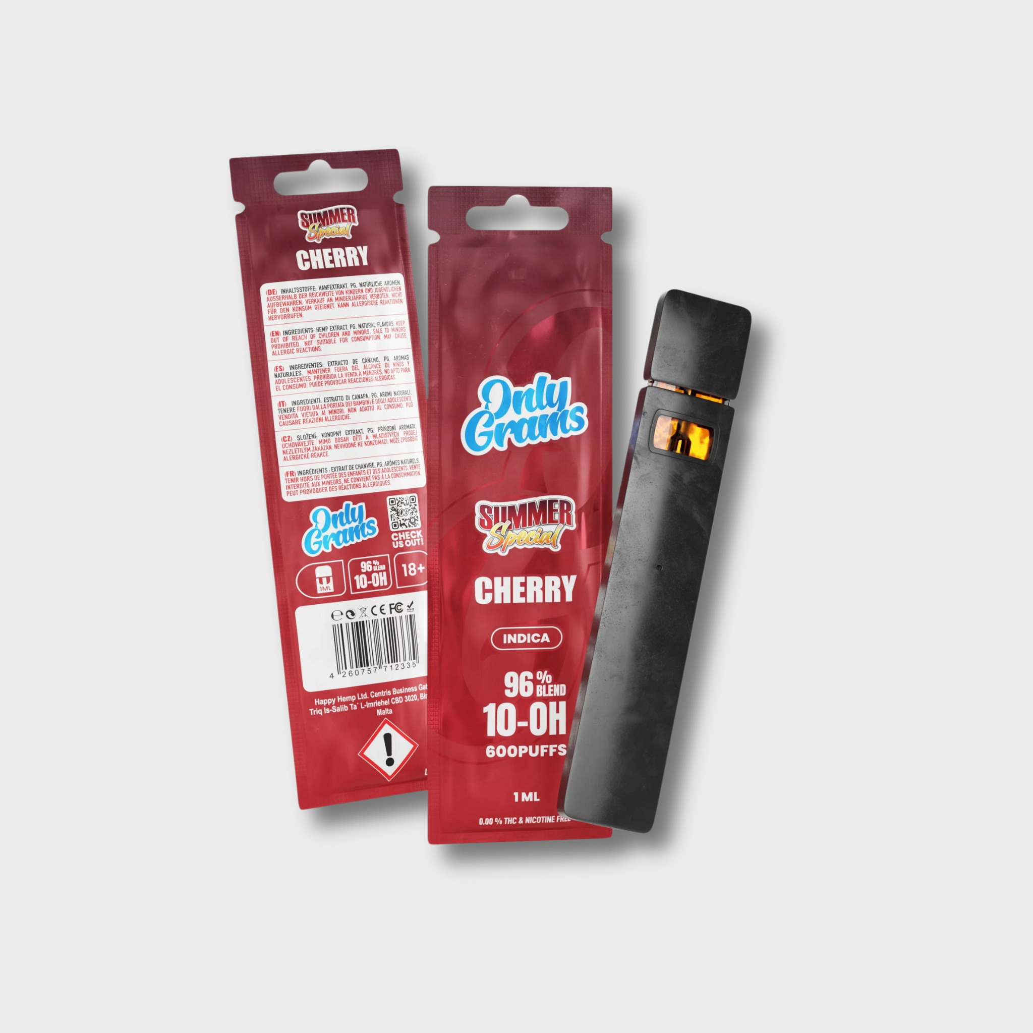 OnlyGrams 10-OH-HHC Vape 96% | Cherry