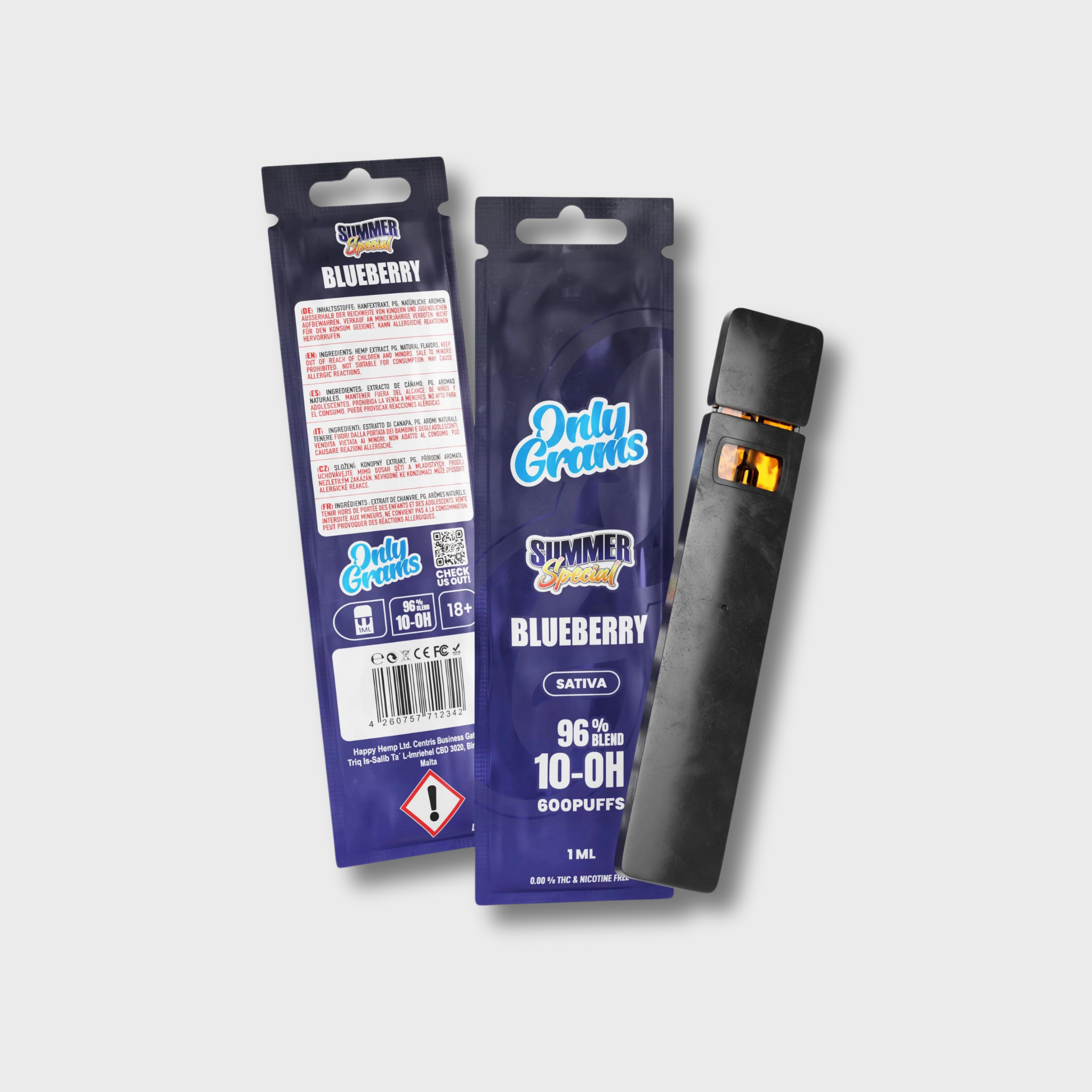 OnlyGrams 10-OH-HHC Vape 96% Probierpaket