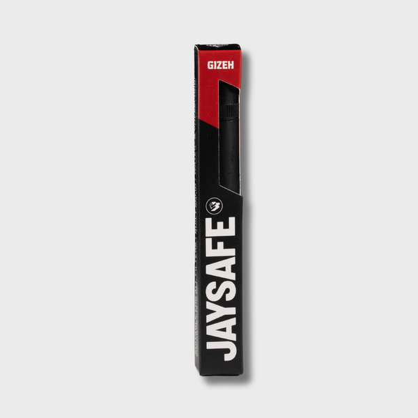 GIZEH Jay Safe Joint Case in Schwarz mit roter Kappe
