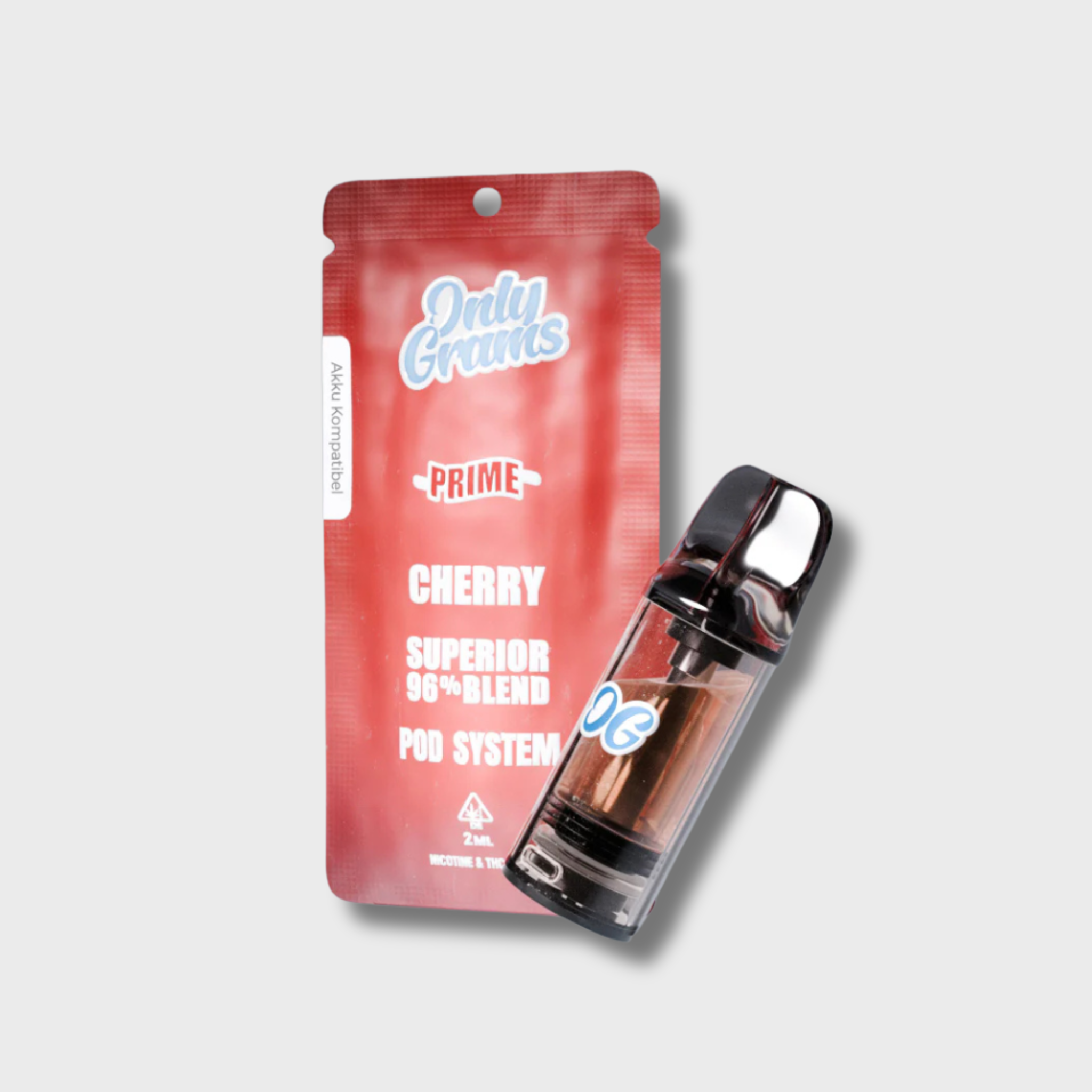 OnlyGrams Superior Vape Pod 96% Cherry 2ml