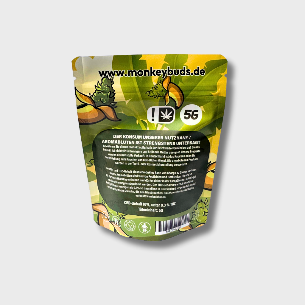 Monkeybuds Green X Hinten