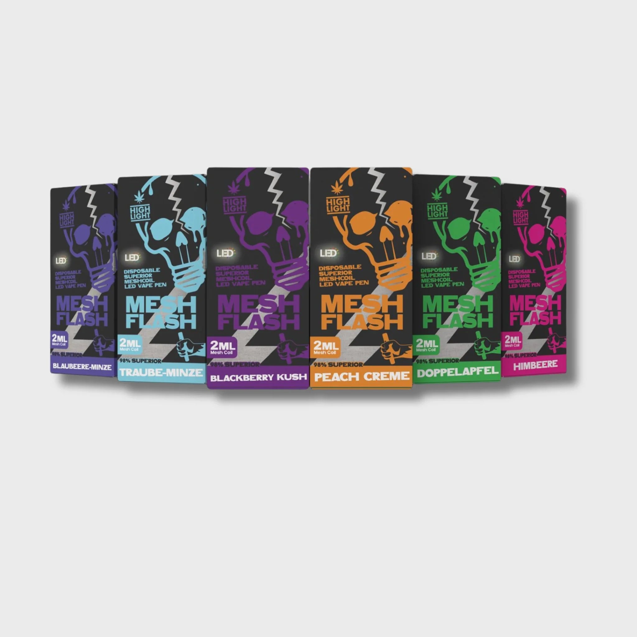 Mesh Flash 98% Superior Vape Traube-Minze