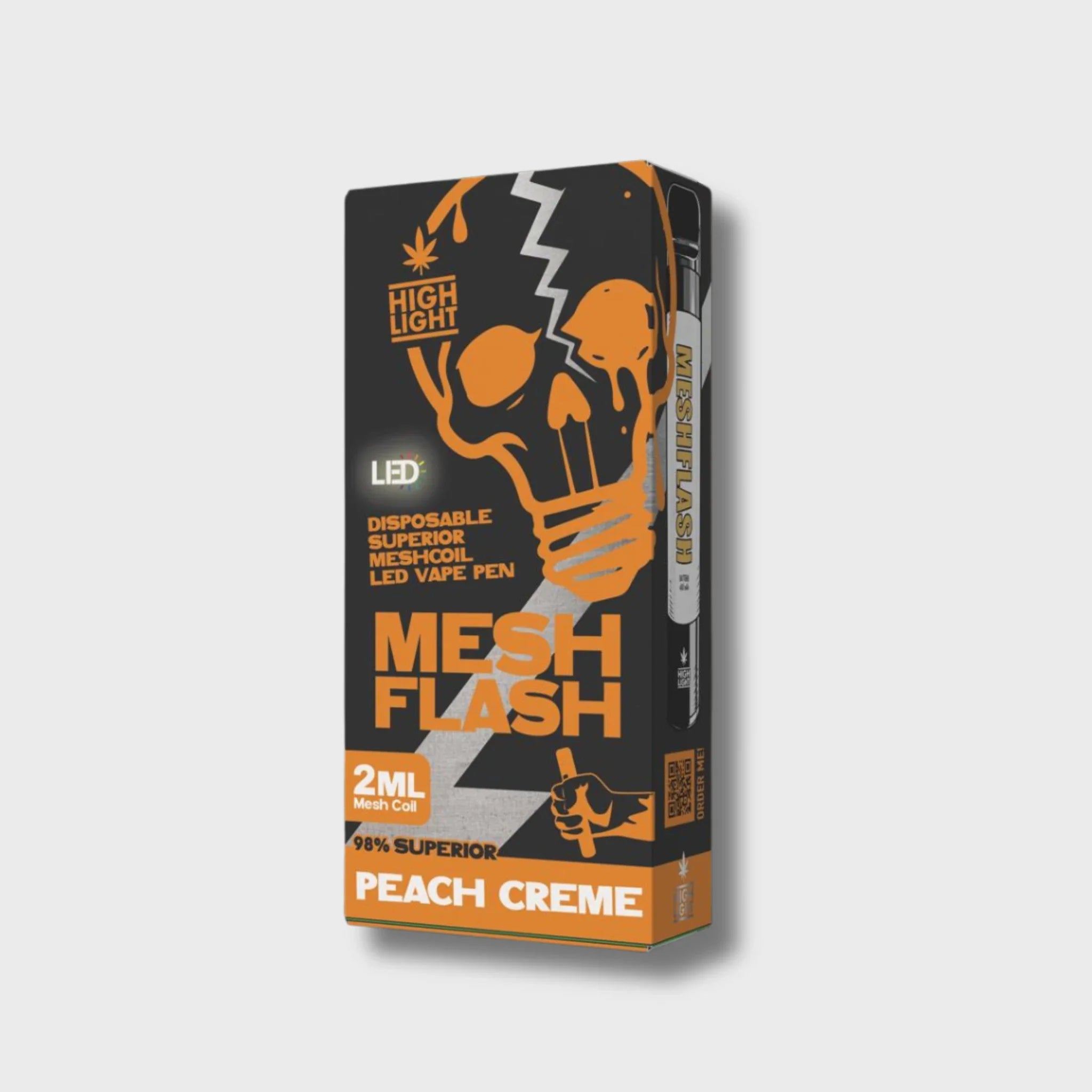 Mesh Flash 98% Superior Vape Peach Creme
